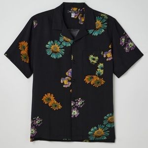 Men urban outfitters scatter rayon shirt